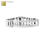Полочка Gessi Venti 20, настенная, угловая, Bruched Brass PVD (59561727) - Фото 1