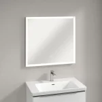 Зеркало настенное Villeroy & Boch Subway 3.0, с подсветкой, 80x75x4.75 (A4638000) - Фото 2
