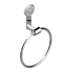 Полотенцедержатель-кольцо THG Hirondelles Platinum Stamped, polished chrome (A4K-A02-504N) - Фото 1