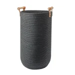 Кошик для білизни Aquanova Cino, 58л, Black (CINLAL-09) - Фото 1
