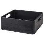Коробка для хранения Aquanova Cole, 30x30x11 cm, Black (COLBSL-09) - Фото 1