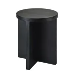 Табурет Aquanova Cole, 35x35x42 cm, Max. weight 90kg, Black (COLSTM-09) - Фото 1