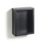 Полочка настенная Aquanova Cole, куб 28x12x36 cm, Black (COLWCM-09) - Фото 1