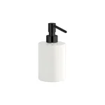 Дозатор жидкого мыла Bagno&Associati Carmen, настольный, керамический, матовый черный (CR72818) - Фото 1