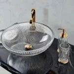 Дозатор жидкого мыла 3SC Elegance Crystal, Polished Gold 24Kt (EL01DA_GD) - Фото 2