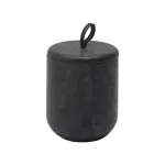 Коробка с крышкой Aquanova Hammam Round, Dark grey (HAMCHS-98) - Фото 1