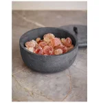 Чаша с крышкой Aquanova Hammam, D 17x8 cm, Dark grey (HAMSHM-98) - Фото 2