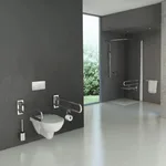 Поручень дугообразный Kolo Lehnen Concept 600 мм для людей с о.в., нержавеющая сталь, хром (L60401000) - Фото 2