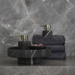 Дозатор для рідкого мила Aquanova Nero Small, Black (NERDIS-09) - Фото 2