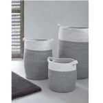 Корзина для хранения Aquanova Osman, 18 л, Silver grey (OSMSBM-95) - Фото 2
