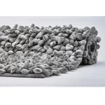 Килимок для ванної Aquanova Rocca 70x120 cm, Silver grey (ROCBML-95) - Фото 2