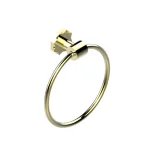 Полотенцедержатель-кольцо THG Nihal Porcelaine Ivoire, soft gold (U2N-F30-504N) - Фото 1