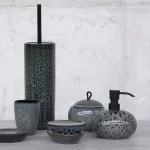 Дозатор для рідкого мила Aquanova Ugo, Black olive (UGODIS-994) - Фото 3