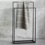 Полотенцедержатель Aquanova Yuri, 45x20x83 cm, Black Matte (YURTLH-09) - Фото 2