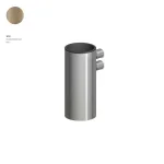 Держатель для стакана Zucchetti Helm, настенный, Brushed British Gold PVD (ZAD813.XP31) - Фото 1