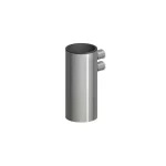 Тримач для склянки Zucchetti Helm, настінний, Brushed Stainless Steel (ZAD813.X) - Фото 1