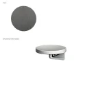 Мыльница настенная Zucchetti Medameda, Brushed metal black (ZAD910.C51) - Фото 1