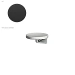Мыльница настенная Zucchetti Medameda, Embossed matt black (ZAD910.N1) - Фото 1