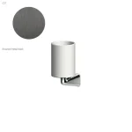 Склянка настінна Zucchetti Medameda, Brushed metal black (ZAD913.C51) - Фото 1