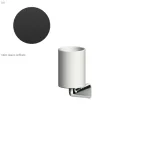 Склянка настінна Zucchetti Medameda, Embossed matt black (ZAD913.N1) - Фото 1