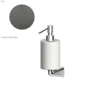 Дозатор жидкого мыла Zucchetti Medameda, настенный, Brushed metal black (ZAD915.C51) - Фото 1