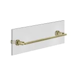Полотенцедержатель Gessi Inciso, крепление на стекло, 45 см, Bruched Brass PVD (58615727) - Фото 1