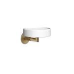 Мыльница Gessi Anello, белая, настенная, Warm Bronze Brushed PVD (63701-726) - Фото 1