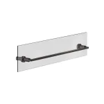 Полотенцедержатель Gessi Inciso, крепление на стекло, 60 см, Black Metal Bruched PVD (58617707) - Фото 1