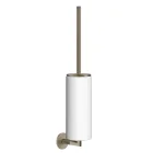 Держатель для щетки унитаза Gessi Anello настенный, белый/Finox Brushed Nickel (63719-149) - Фото 1