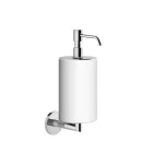 Дозатор для рідкого мила Gessi Anello, хром / білий (63713-031) - Фото 1