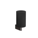 Стакан настенный, Gessi Origini черный, Black Metal Bruched PVD (66408707) - Фото 1