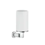 Склянка Gessi Inciso, настінна, біла, Chrome (58507031) - Фото 1