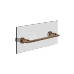 Полотенцедержатель Gessi Inciso, крепление на стекло, 30 см, Copper Bruched PVD (58613708) - Фото 1