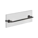 Полотенцедержатель Gessi Inciso, крепление на стекло, 45 см, Black Metal Bruched PVD (58615707) - Фото 1