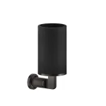 Стакан Gessi Inciso, настенный, черный, Black Metal Bruched PVD (58508707) - Фото 1