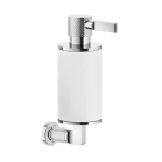 Дозатор для жидкого мыла Gessi Inciso, настенный, белый, Chrome (58513031) - Фото 1
