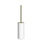 Щетка для унитаза Gessi Anello, белый, напольный, Bruched Brass PVD (63743727) - Фото 1
