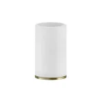 Склянка настільна, Gessi Origini, біла, Bruched Brass PVD (58531727) - Фото 1