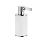Дозатор для жидкого мыла Gessi Inciso, настольный, белый, Chrome (58537031) - Фото 1