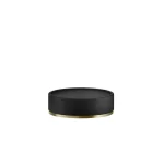 Мыльница настольная, Gessi Origini черная, Bruched Brass PVD (58526727) - Фото 1