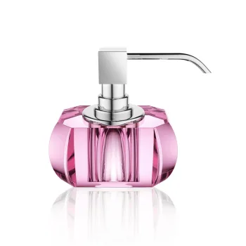 Дозатор для мыла Decor Walther KR SSP KRISTALL, Pink-Chrome… - Фото №1