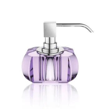 Дозатор для мила Decor Walther SSP KRISTALL, Violet-Chrome… - Фото №1