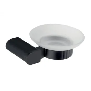Мильниця Nofer CAPRI BLACK 40 x 135 x 88 mm, чорний/бiлий… - Фото №1