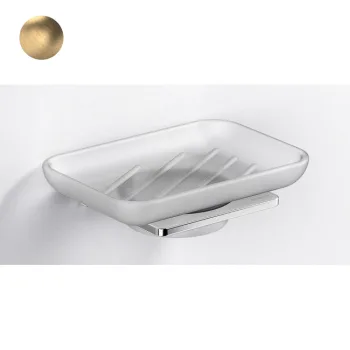 Мыльница Sonia S-Cube Brushed Gold 135х38х100 мм,… - Фото №1
