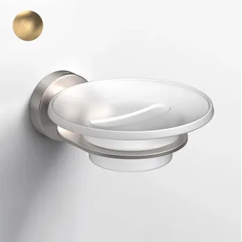 Мыльница Sonia Tecnoproject Brushed Gold 115х50х145… - Фото №1