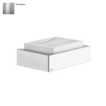Мыльница Gessi Rettangolo, настенная, белая, Chrome… - Фото №1