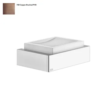 Мыльница Gessi Rettangolo, настенная, белая, Copper… - Фото №1