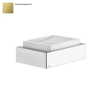 Мыльница Gessi Rettangolo, настенная, белая, Bruched… - Фото №1