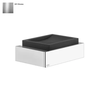 Мыльница Gessi Rettangolo, настенная, черная, Chrome… - Фото №1