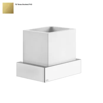 Склянка Gessi Rettangolo, настінна, біла, Bruched… - Фото №1